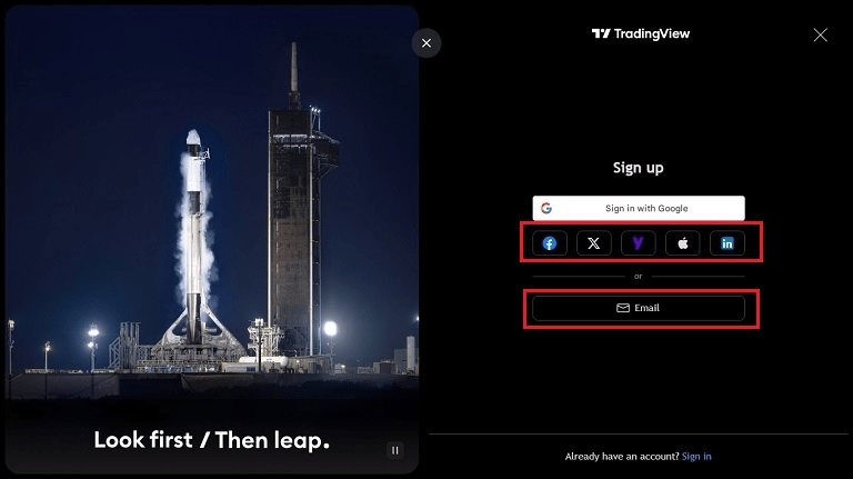 آموزش ساخت اکانت تریدینگ ویو | راهنمای ساده و سریع ثبتنام